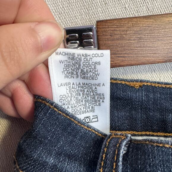 NYDJ Premium Denim Size 8P Blue Straight Leg Jeans with Pockets - Picture 8 of 11